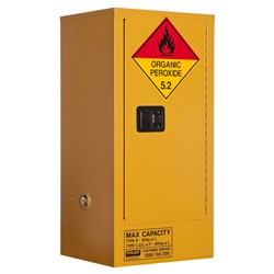 ORGANIC PEROXIDE STORAGE CABINET: 60L - 1 DOOR - 2 SHELVES