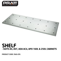 Shelf. Suits AS, AST,AOA AC4, APO 160L & 250L Cabinets
