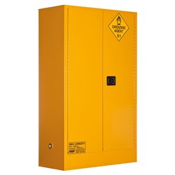 OXIDIZING AGENT STORAGE CABINET: 250L - 2 DOORS - 3 SHELVES