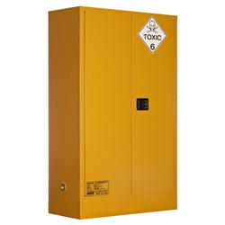 TOXIC SUBSTANCE STORAGE CABINET: 250L - 2 DOORS - 3 SHELVES