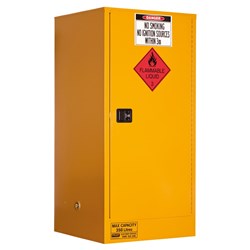 FLAMMABLE LIQUID STORAGE CABINET: 350L - 1 DOOR - 3 SHELVES