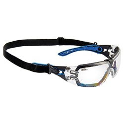 PROTEUS 5 SAFETY GLASSES CLEAR LENS SPEC AND GASKET COMBO