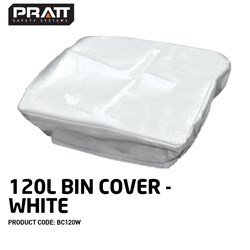 120l Bin Cover - White