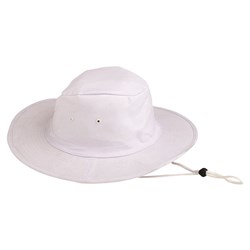 Poly/Cotton Sun Hat White - Xl