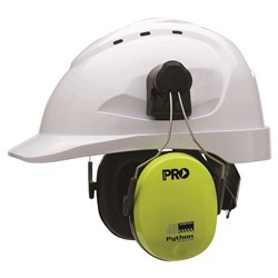 Python Slimline Hard Hat Earmuffs Class 5, -31Db
