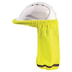 Hard Hat Neck Sun Shade Fluro Yellow