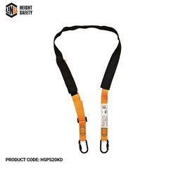 Pole Strap 2M Double Action Karabiner