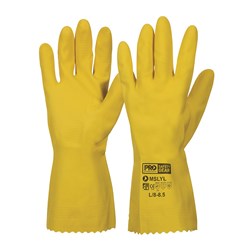 Yellow Silverlined Gloves Xl (9-9.5)