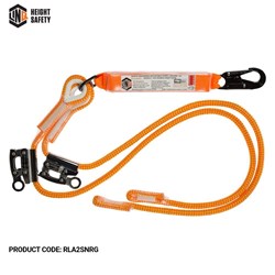 Double Adjustable Rope Lanyard with SN & RG X2