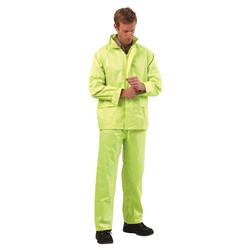 Hi Vis Yellow Rain Suit 4Xl