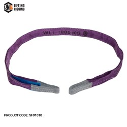 Sling Flat 8:1 Wll Polyester 1T 1.0M