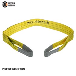 Sling Flat 8:1 Wll Polyester 3T 4.0M