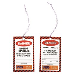 Safety Tag -125mm x 75mm Danger