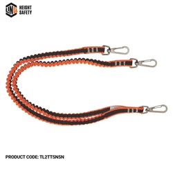 Twin Tail Tool Lanyard With 3 X Swivel Snap Hooks