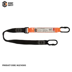 Elite Single Leg Elasticated Lanyard with Hardware KS X2