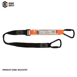 Elite Single Leg Elasticated Lanyard with Hardware KT X2