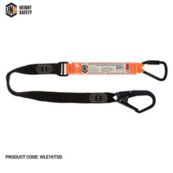 Elite Single Leg Elasticated Lanyard with Hardware KT & SD