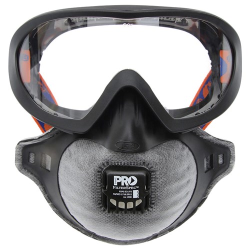 Filterspec Pro Goggle / Mask Combo P2+Valve+Carbon
