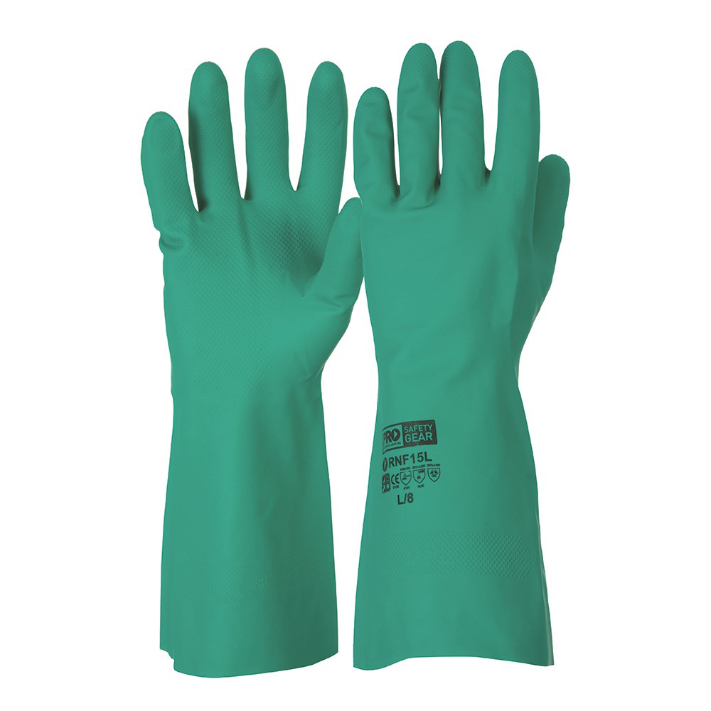 Green shop nitrile gloves