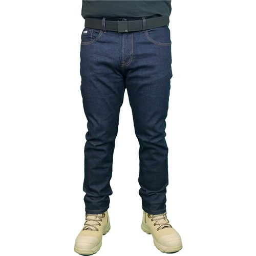 Modern Slim Fit Dark Denim Stretch Jeans