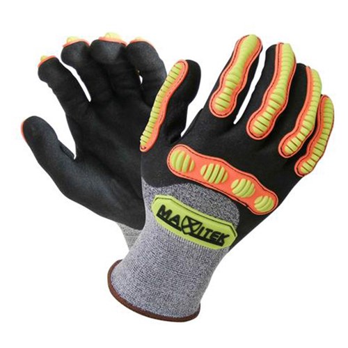 MAXITEK FORCESHIELD CUT 5 NITRILE GLOVE SIZE 12