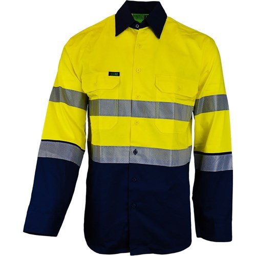 Hi-Vis Lightweight Long Sleeve Biomotion Taped Shirt