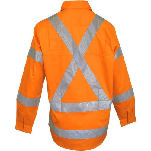 Hi-Vis Women'S Nsw Rail X-Back Breathable Biomotion Taped Shirt