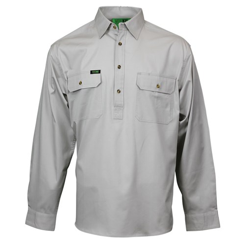 Lightweight Half Closed Country Shirt Stone 5Xl