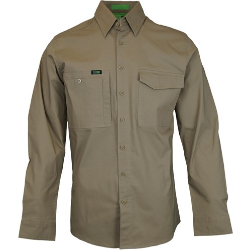 Velocity Stretch Lightweight Ripstop Travel Shirt Khaki 5Xl