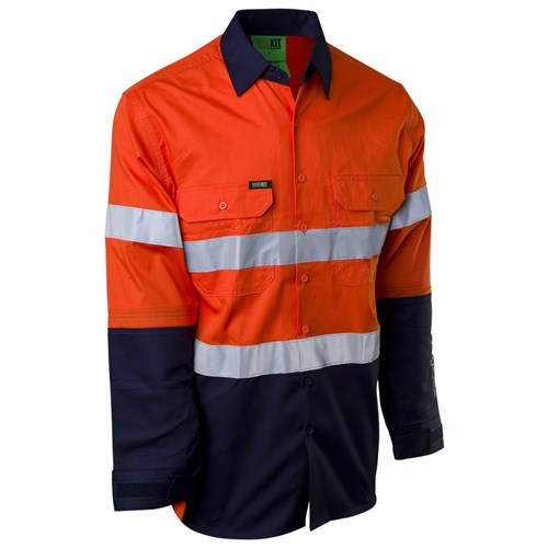 Hi-Vis Armadura Cut Protection Long Sleeve Taped Shirt