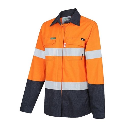 Parvotex Ppe2 Women'S Fr Inherent 215Gsm Ripstop Taped Shirt