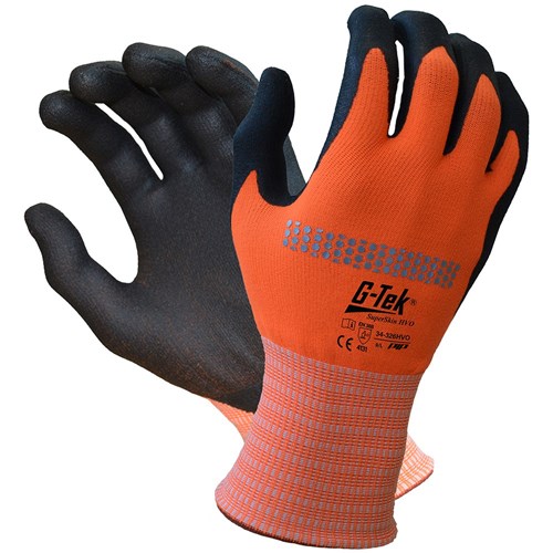 G-Tek Superskin Hi Vis Orange Glove
