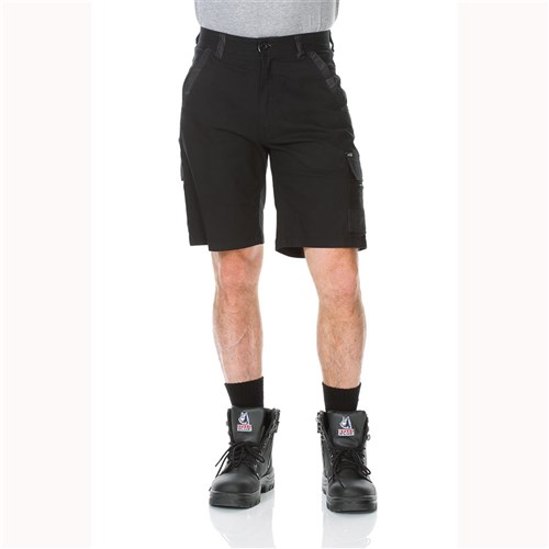 Decoy Canvas Modern Fit Stretch Cargo Shorts Black 97R  Paramount Safety  Products - Paramount Safety Products