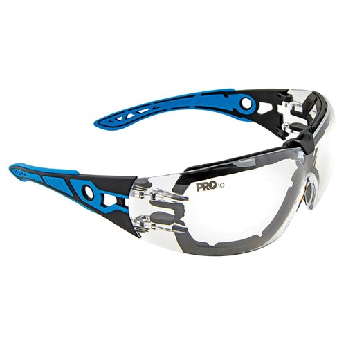 Proteus 5 Safety Glasses Clear Lens Spec And Gasket Combo