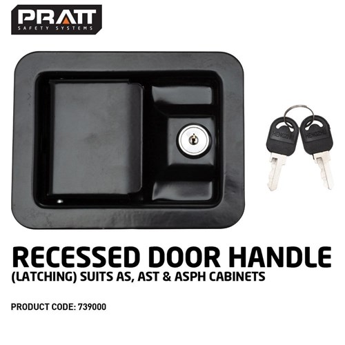 Recessed Door Handle (Latching) Suits As, Ast & Asph Cabinets