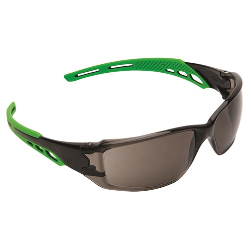 Cirrus Green Arms Safety Glasses Smoke A/F Lens