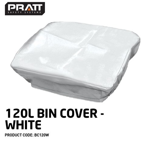 120L Bin Cover - White