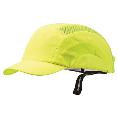 Bump Cap - Short Peak Fluro Yellow