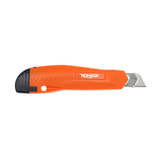 Ronsta Knives Manual Retractable Knife With Slide Lock 18Mm