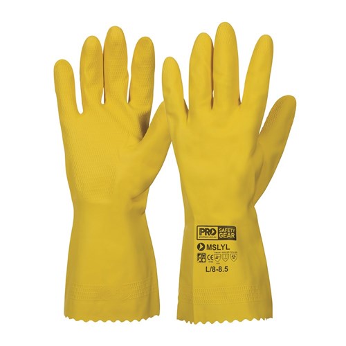 Yellow Silverlined Gloves Xl (9-9.5)