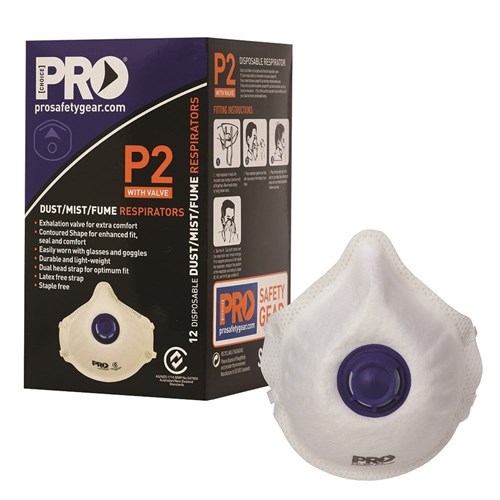 Dust Masks P2+Valve