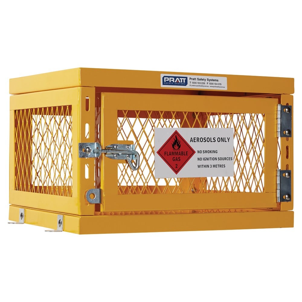 Aerosol Storage Cage. 1 Storage Level Up To 42 Cans. (Comes Flat Packed - Assembly Required)