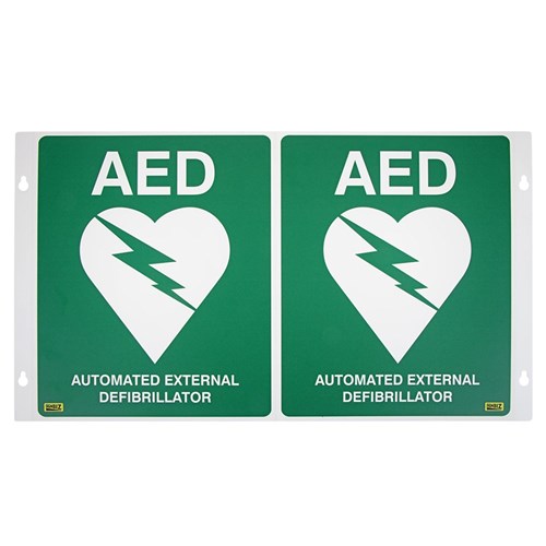 Aed 3D Sign 500X300 (225X300 Folded)
