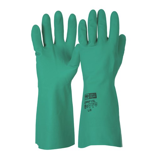 Green Nitrile Gloves Xl (9)