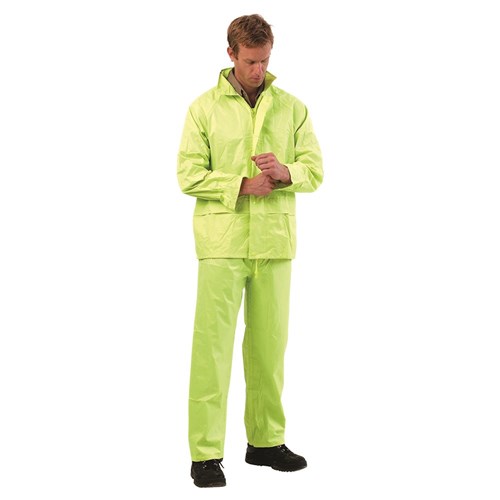 Hi Vis Yellow Rain Suit 4Xl