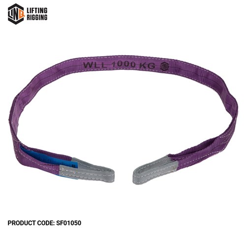 Sling Flat 8:1 Wll Polyester 1T 5.0M
