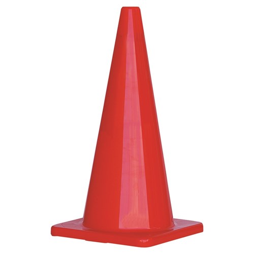 Orange Pvc Traffic Cones 700Mm