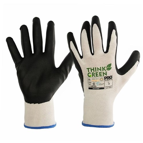 THINK GREEN Nitrile Dip Recycled Glove