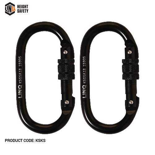 Elite Single Leg Shock Absorbing 2M Adjustable Lanyard with Hardware KS X2