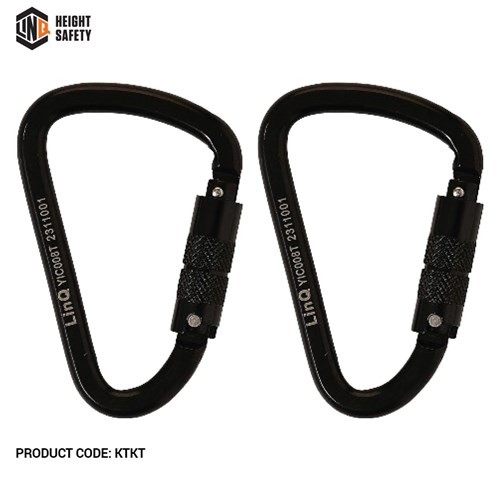 Elite Single Leg Shock Absorbing 2M Adjustable Lanyard with Hardware KT X2